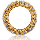 Picchiotti Xpandable™ Emerald-Cut Diamond Eternity Band in 18K Gold - Jackson Hole Jewelry Company