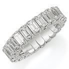 Picchiotti Xpandable™ Emerald-Cut Diamond Eternity Band in 18K White Gold - Jackson Hole Jewelry Company