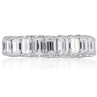 Picchiotti Xpandable™ Emerald-Cut Diamond Eternity Band in 18K White Gold - Jackson Hole Jewelry Company