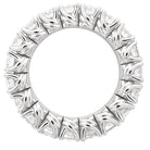 Picchiotti Xpandable™ Emerald-Cut Diamond Eternity Ring in 18K White Gold - Jackson Hole Jewelry Company