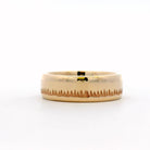 Teton Mountain Treeline Band in 14K Yellow Gold - Jackson Hole Jewelry Company