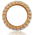 Picchiotti - Xpandable™ Emerald-Cut and Roud Diamond Eternity Ring in 18K Yellow Gold - Jackson Hole Jewelry Company