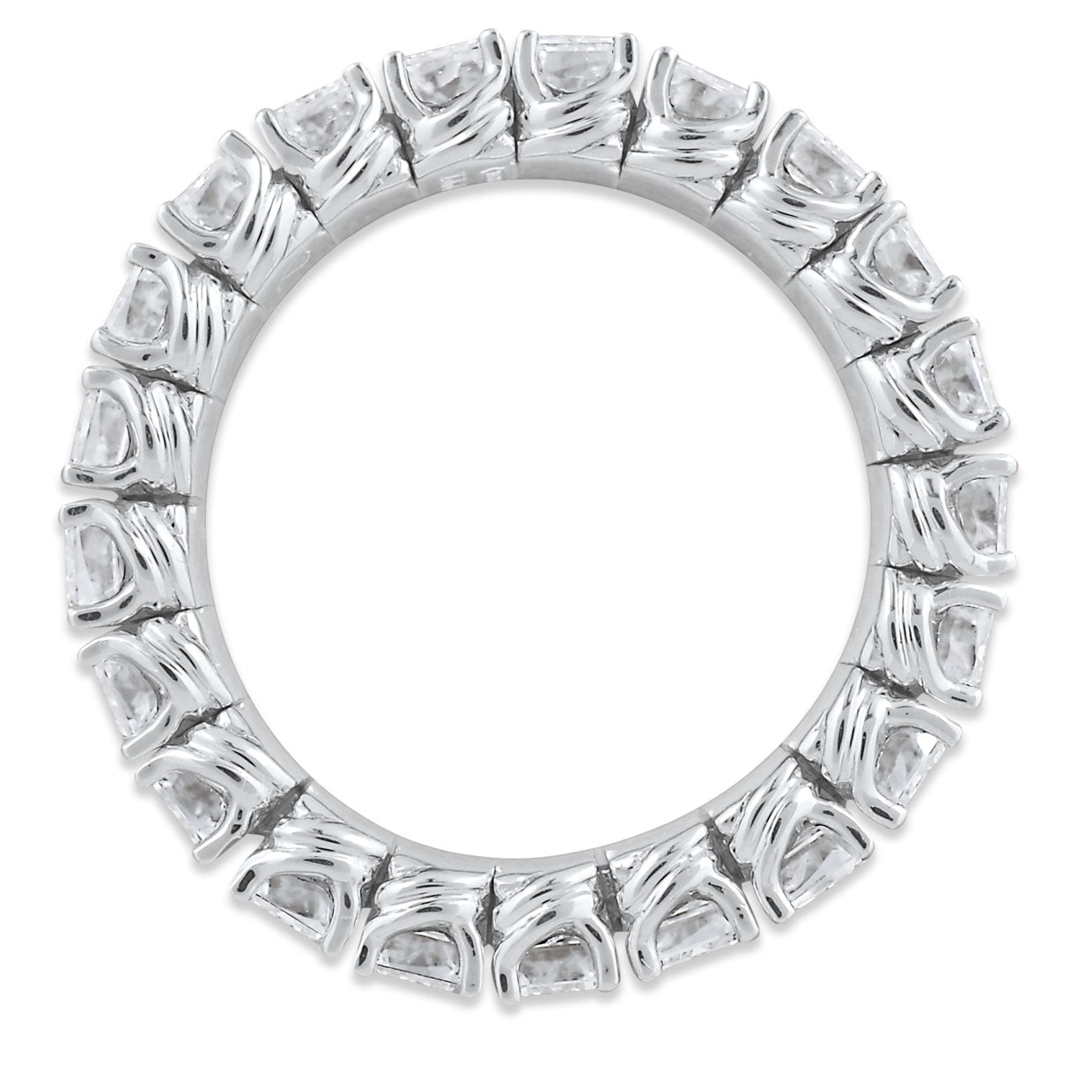 Picchiotti - Xpandable™ Emerald Cut Diamond Eternity Ring in 18K