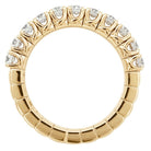 Picchiotti Xpandable™ Round Diamond Eternity Ring in 18K White Gold - Jackson Hole Jewelry Company