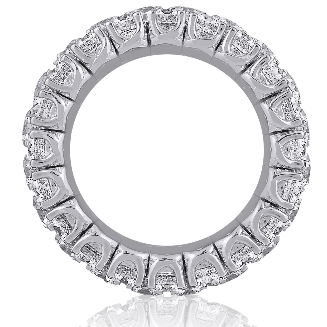 Picchiotti - Xpandable™ 3-Row Round Diamond Ring in 18K White Gold - Jackson Hole Jewelry Company