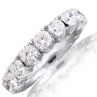 Picchiotti Xpandable™ Round Diamond Half Eternity Band in 18K White Gold - Jackson Hole Jewelry Company