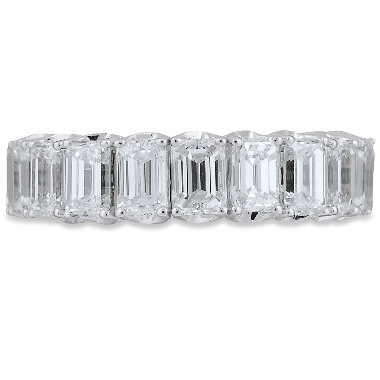 Picchiotti - Emerald-Cut Xpandable™ Diamond Eternity Ring in 18K Gold - Jackson Hole Jewelry Company