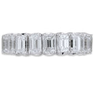 Picchiotti - Emerald-Cut Xpandable™ Diamond Eternity Ring in 18K Gold - Jackson Hole Jewelry Company