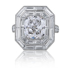 Picchiotti - Classic Cushion Diamond Ring in 18K White Gold - Jackson Hole Jewelry Company