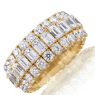 Picchiotti - Xpandable™ Half Eternity Mixed-Cut Diamond Ring in 18K Yellow Gold - Jackson Hole Jewelry Company