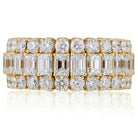 Picchiotti - Xpandable™ Half Eternity Mixed-Cut Diamond Ring in 18K Yellow Gold - Jackson Hole Jewelry Company