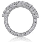 Picchiotti - Xpandable™ Round and Emerald Cut Diamond Eternity Band in 18K White Gold - Jackson Hole Jewelry Company