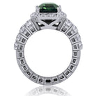 Picchiotti - Xpandable™ Green Sapphire and Diamond Fashion Ring in 18K White Gold - Jackson Hole Jewelry Company