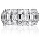 Picchiotti - Xpandable™ Baguette and Radiant-Cut Diamond Eternity Band in 18K White Gold - Jackson Hole Jewelry Company