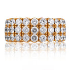 Picchiotti - Xpandable™ 3-Row Diamond Ring in 18K Yellow Gold - Jackson Hole Jewelry Company