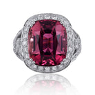 Picchiotti - Red Tourmaline and Diamond Ring in 18K White Gold - Jackson Hole Jewelry Company
