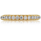Picchiotti - Xpandable™ Half Way Diamond Band in 18K Yellow Gold - Jackson Hole Jewelry Company