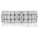 Picchiotti - Xpandable™ 3-Row Diamond Ring in 18K White Gold - Jackson Hole Jewelry Company