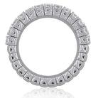 Picchiotti - Xpandable™ Round and Emerald Cut Diamond Eternity Ring in 18K White Gold - Jackson Hole Jewelry Company