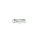 Channel-Set Diamond Band in 18K White Gold - Jackson Hole Jewelry Company