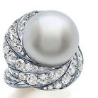 Picchiotti - White Pearl and Diamond Rings in 18K White Gold - Jackson Hole Jewelry Company
