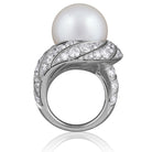 Picchiotti - White Pearl and Diamond Rings in 18K White Gold - Jackson Hole Jewelry Company