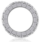 Picchiotti - Xpandable™ Emerald-Cut and Roud Diamond Eternity Ring in 18K White Gold - Jackson Hole Jewelry Company