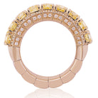 Picchiotti - Xpandable™ Fancy Yellow & White Diamond Ring in 18K Yellow Gold - Jackson Hole Jewelry Company