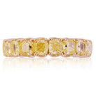 Picchiotti - Xpandable™ Cushion-Cut Fancy Yellow Diamond Ring in 18K Yellow Gold - Jackson Hole Jewelry Company