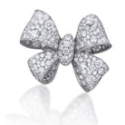 Picchiotti - Bow Diamond Ring in 18K White Gold - Jackson Hole Jewelry Company