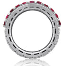 Picchiotti - Xpandable™ Diamond and Ruby Ring in 18K White Gold 6.02 cttw - Jackson Hole Jewelry Company