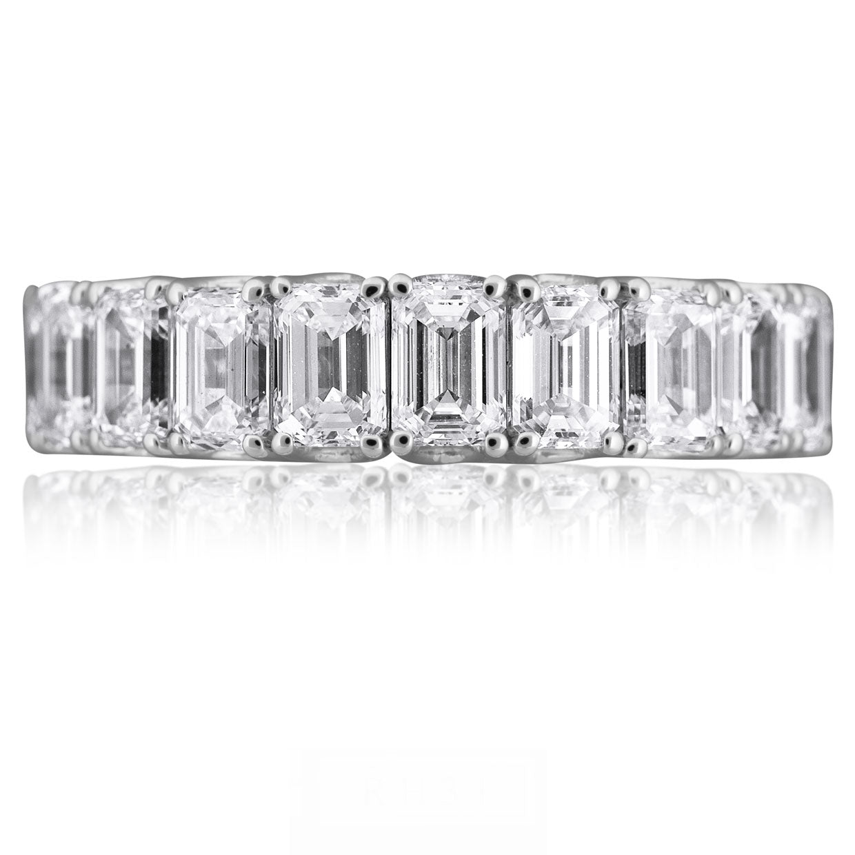 Picchiotti - Emerald-Cut Xpandable™ Diamond Ring in 18K White Gold - Jackson Hole Jewelry Company