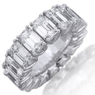 Picchiotti - Xpandable™ Emerald-Cut Diamond Eternity Ring in 18K White Gold - Jackson Hole Jewelry Company