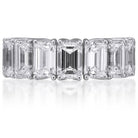 Picchiotti - Xpandable™ Emerald-Cut Diamond Eternity Ring in 18K White Gold - Jackson Hole Jewelry Company