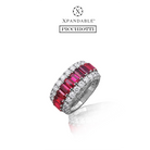 Picchiotti Xpandable™ Ruby and Diamond Ring White Gold 750 - Jackson Hole Jewelry Company