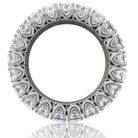 Picchiotti Xpandable™ Emerald Cut and Round Diamond Eternity Ring in 18K White Gold 14.04 cttw - Jackson Hole Jewelry Company
