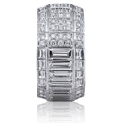 Picchiotti - Xpandable™ Baguette and Radiant-Cut Diamond Eternity Ring in 18K White Gold - Jackson Hole Jewelry Company