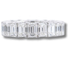 Picchiotti - Emerald-Cut Xpandable™ Diamond Eternity Band in 18K White Gold - Jackson Hole Jewelry Company