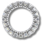 Picchiotti - Emerald-Cut Xpandable™ Diamond Eternity Band in 18K White Gold - Jackson Hole Jewelry Company