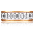 Picchiotti - Xpandable™ Emerald-Cut Diamond Eternity Band in 18K Yellow Gold - Jackson Hole Jewelry Company