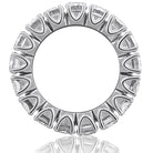 Picchiotti - Emerald-Cut Xpandable™ Diamond Eternity Ring in 18K White Gold - Jackson Hole Jewelry Company