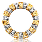 Picchiotti Xpandable™ Fancy Yellow and White Diamond Ring in 18K White and Yellow Gold 8.32 cttw - Jackson Hole Jewelry Company