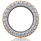 Picchiotti - Xpandable™ 4-Row Fancy Yellow & White Diamond Eternity Ring in 18K White Gold - Jackson Hole Jewelry Company