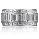 Picchiotti - Xpandable™ Baguette-Cut Diamond Half Way Eternity Ring in 18K White Gold - Jackson Hole Jewelry Company