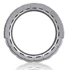 Picchiotti - Xpandable™ Baguette-Cut Diamond Half Way Eternity Ring in 18K White Gold - Jackson Hole Jewelry Company