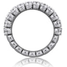 Picchiotti - Xpandable™ Emerald-Cut Diamond Half Way Eternity Ring in 18K White Gold - Jackson Hole Jewelry Company