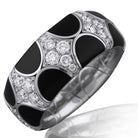 Picchiotti - Xpandable™ Onyx & Diamond Ring in 18K White Gold - Jackson Hole Jewelry Company