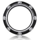 Picchiotti - Xpandable™ Onyx & Diamond Ring in 18K White Gold - Jackson Hole Jewelry Company