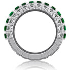 Picchiotti - Xpandable™ Emerald and Diamond Ring in 18K White Gold - Jackson Hole Jewelry Company