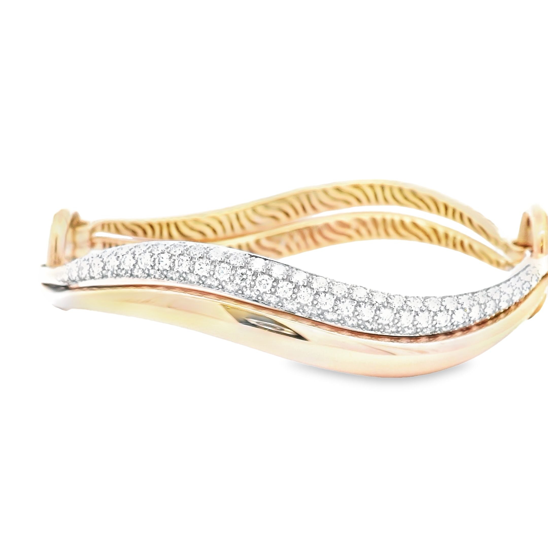 18K ROSE GOLD MULTI ROW MODULAR BRACELET - Jackson Hole Jewelry Company
